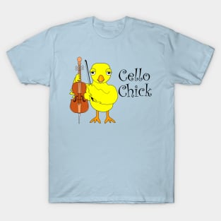 Cello Chick Text T-Shirt